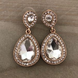 Crystal drop earrings